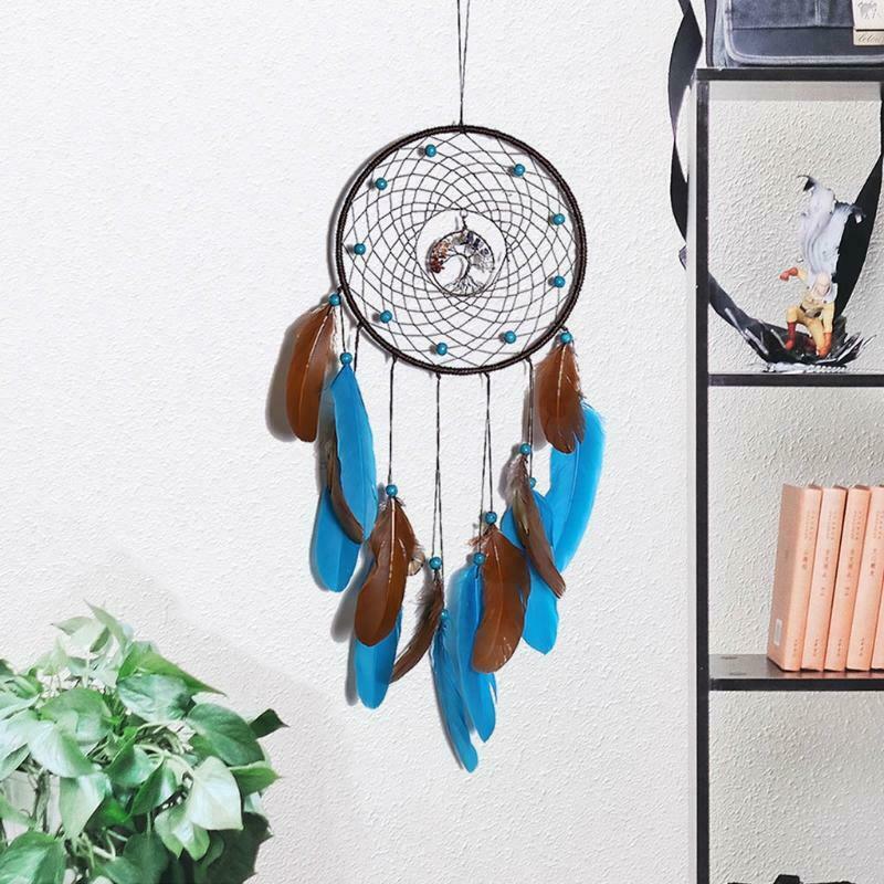 Handmade Dream Catchers Boho Traditional Circle Net for Wall Hanging Decoration
