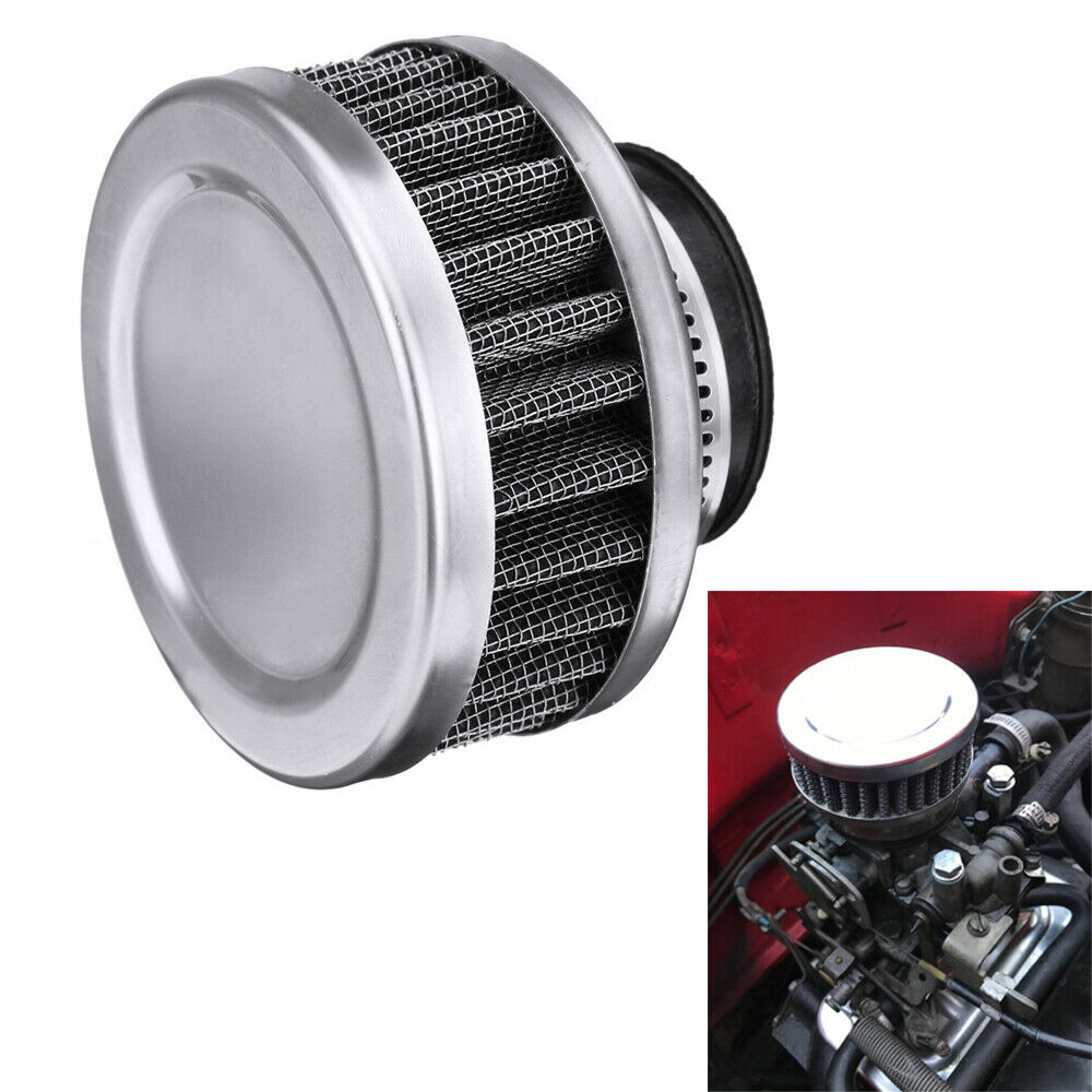 Stainless Steel Air Intake Filter 45MM For Motorcycle ATV Scooter Moped Durable