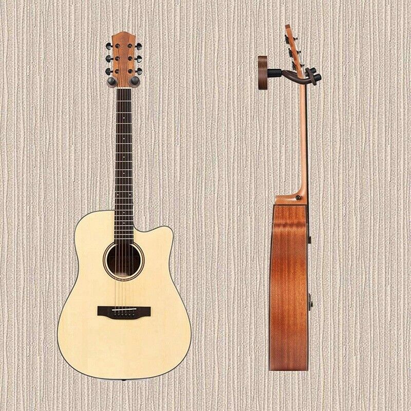 Wood Guitar Hanger Wall Hook Holder Stand Accessories,for Acoustic Electric S8B3