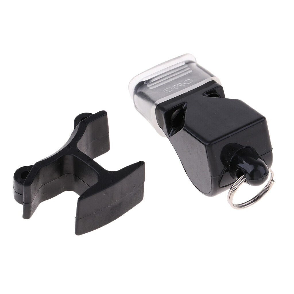Plastic Finger Grip Whistle Sports Coaching Training Whistle Loud Crisp Sound