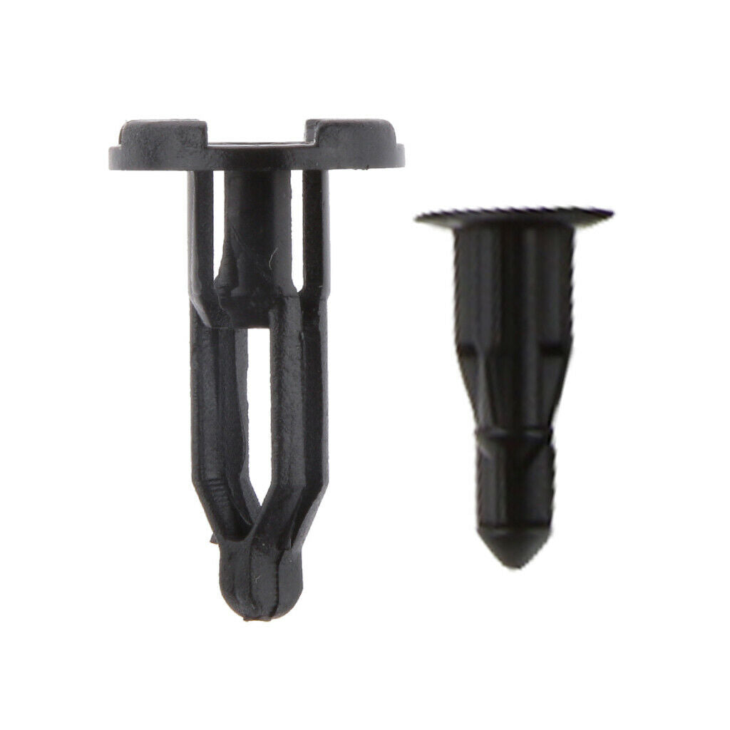 50Pcs Car Retainer Clips & Plastic Fasteners Kit Fender Rivet Clips, Auto Push