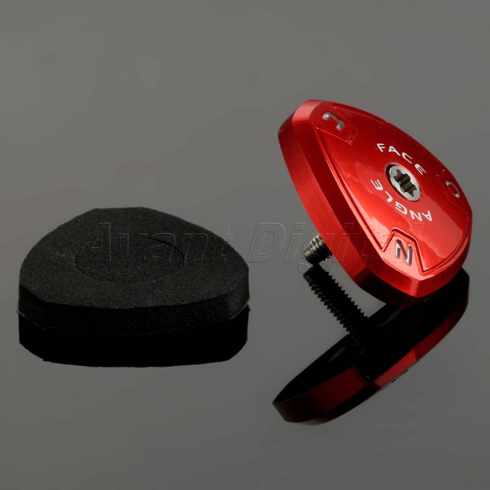 Aluminium Alloy Golf Nameplate Red Plate For TaylorMade R11 Golf Driver Replace