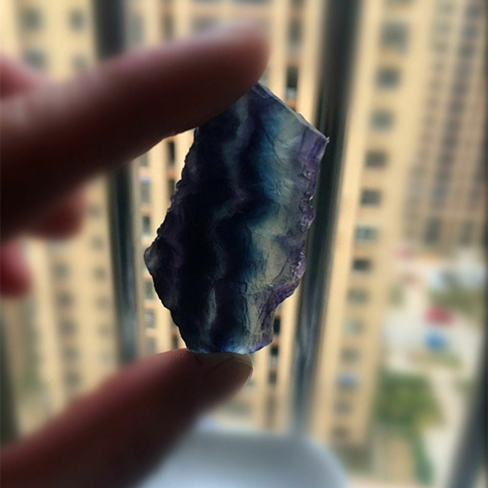 Natural Fluorite Quartz Crystal Stones Rough Polished Gravel Rock Crystals New