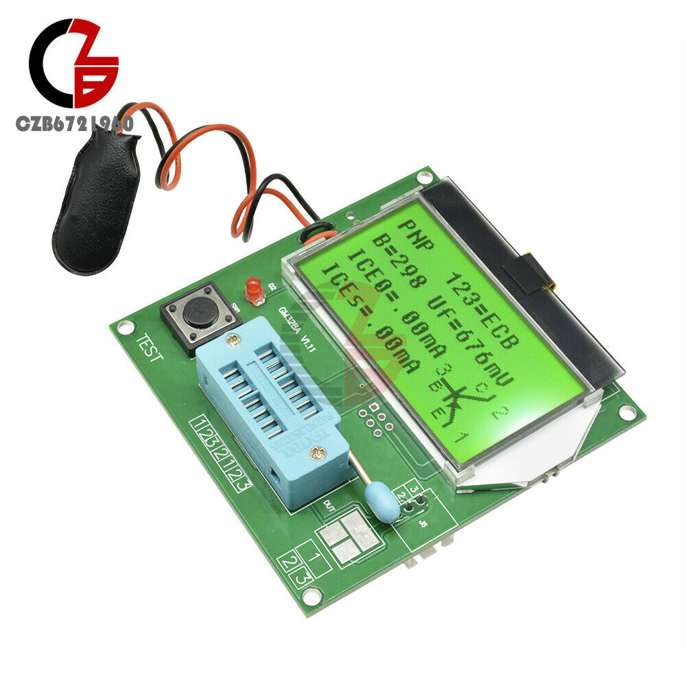 Digital LCD GM328A Transistor Tester Capacitance LCR ESR Meter MOS/PNP/NPN V2PO