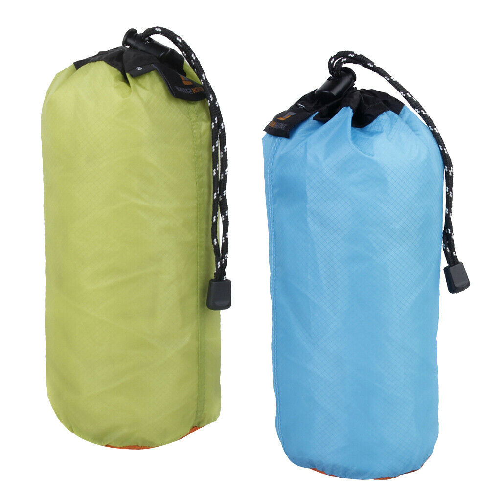 2 Set Ultralight Waterproof Dry Sack Bag High Visibility Kayak Storage Pouch