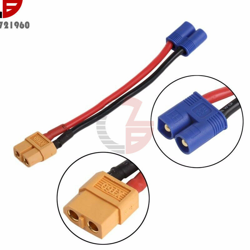 XT60 EC2 Banana Male Connector To Plug Wire Female Adapter for RC Lipo Battery