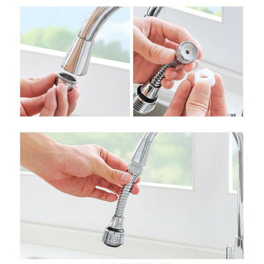 360Degree Rotatable Faucet Tap Nozzle Filter Adapter Water Saving Filter Sprayer