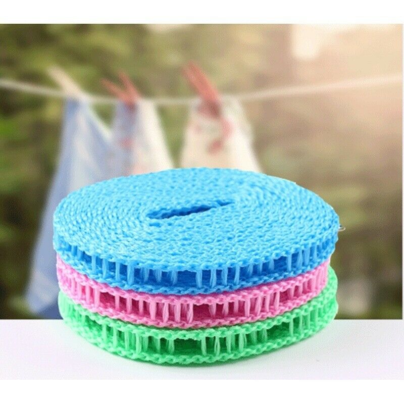 5m Portable Travel Fence Type Hanging Outdoor Windproof Non Slip Clothesline
