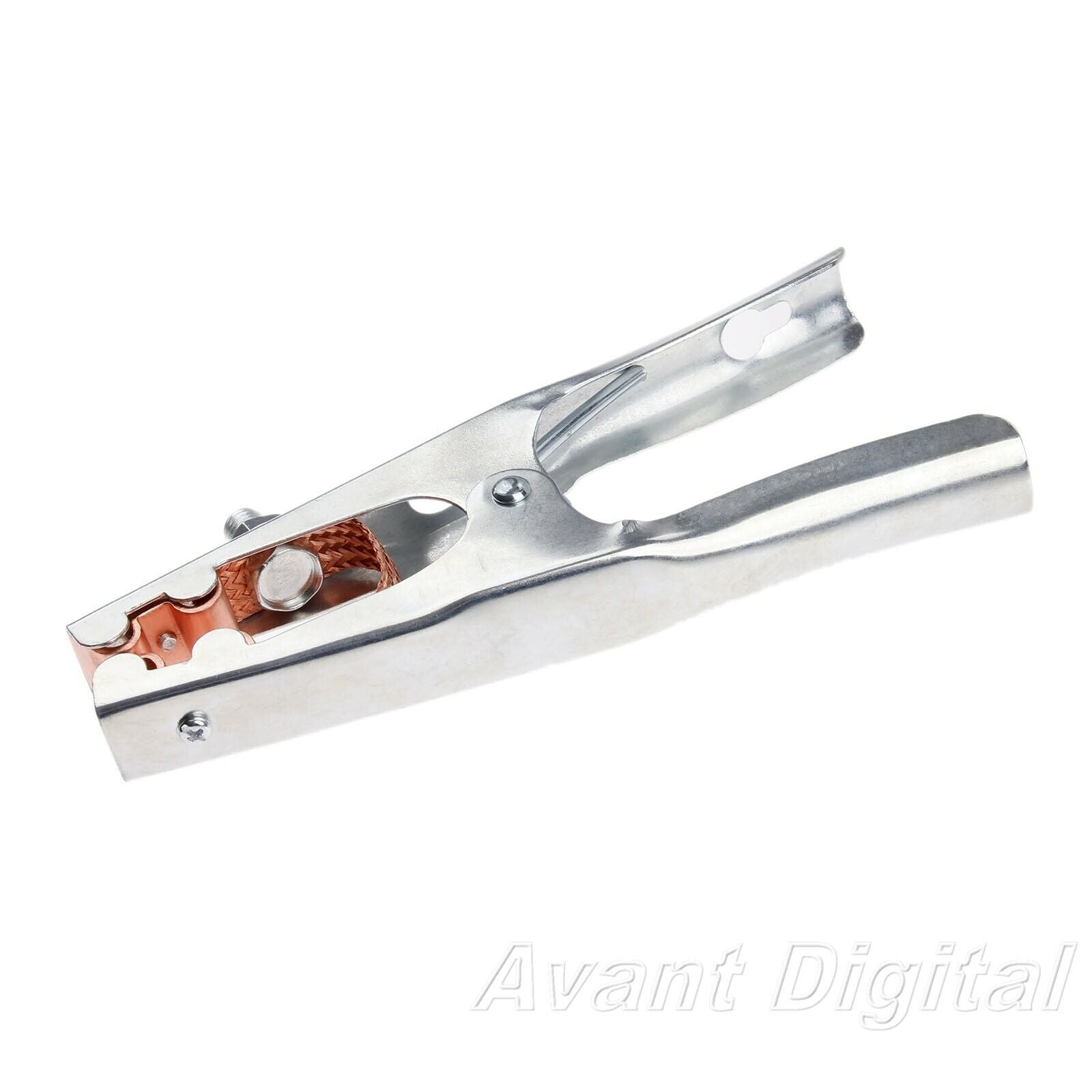 Steel Copper 500Amp Welding Earth Ground Clamp For MMA Stick Clip Length 23cm