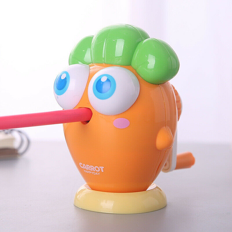 Desktop Rotating Novelty Radish Pencil Sharpener Metal Can Pencil Sharpener