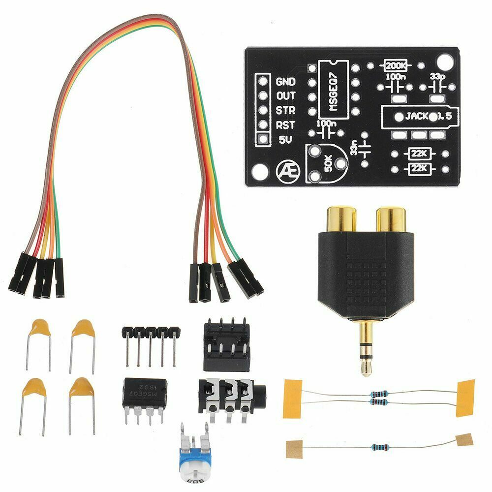 MSGEQ7 Audio Processing Graphic Equalization Filter Signal Analysis Module