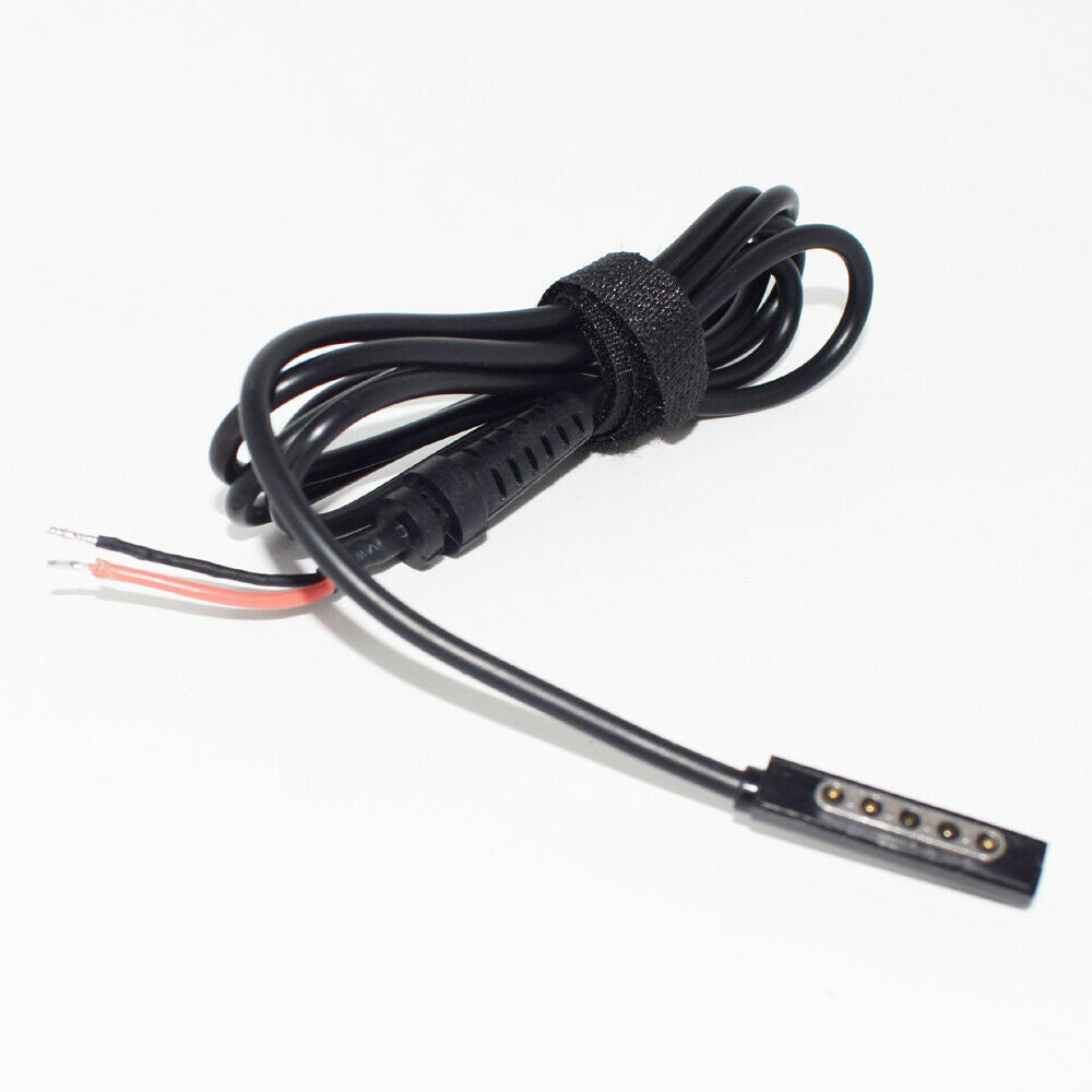 10pcs 1.2M/4FT Microsoft Surface RT Pro 2 Tablet Pigtail DIY Cord Cable Black