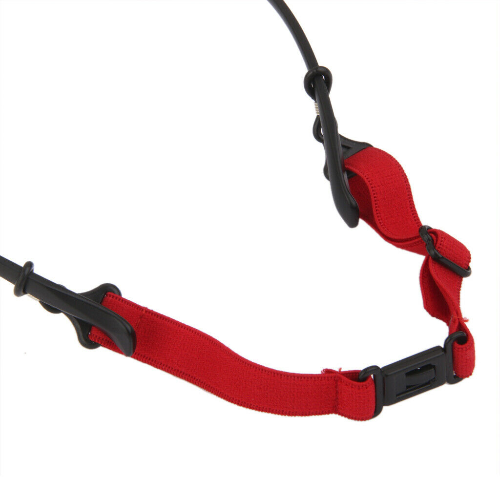 Elastic Nylon Sport Glasses Eyewear Sunglasses Cord Anti Slip Holder Red