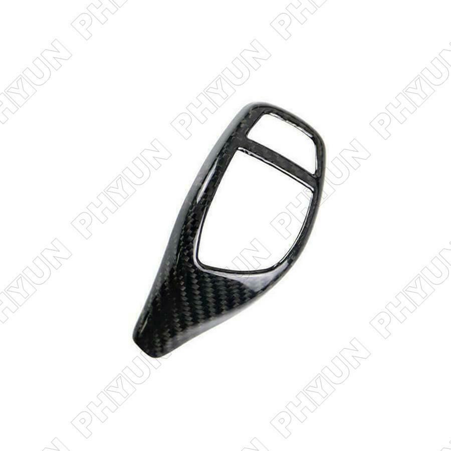 Carbon Fiber Look Gear Shift Knob Cover Trim For BMW X3 X4 X5 X6 E70 E71 F06 F12