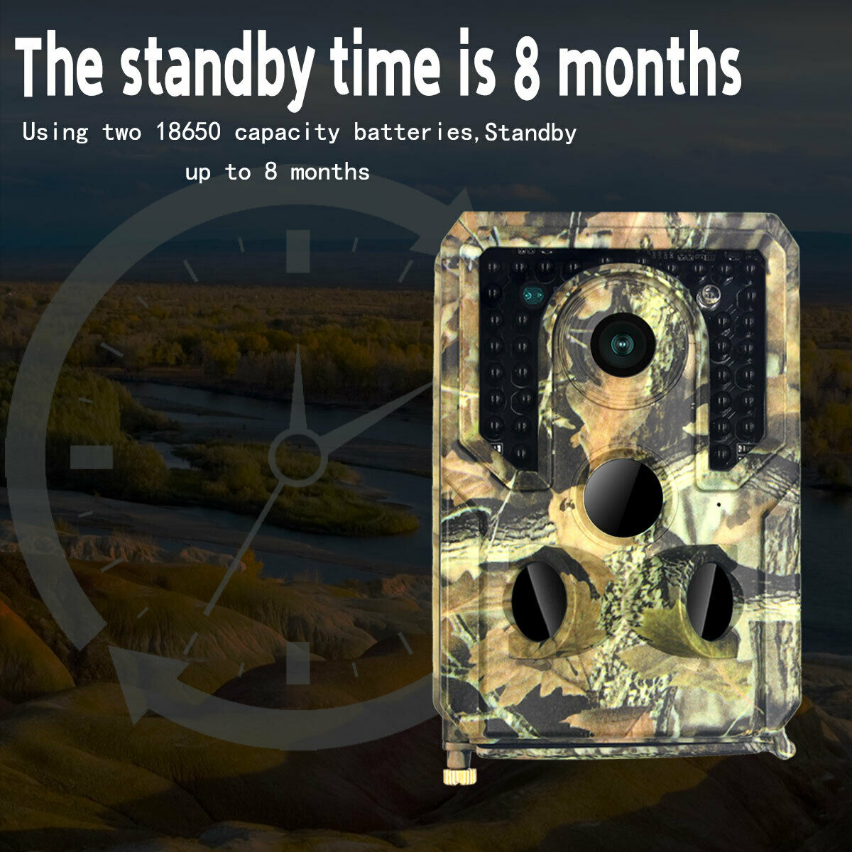 1080P 12MP Hunting Trail Camera Wildlife Scouting Infrared Night Vision