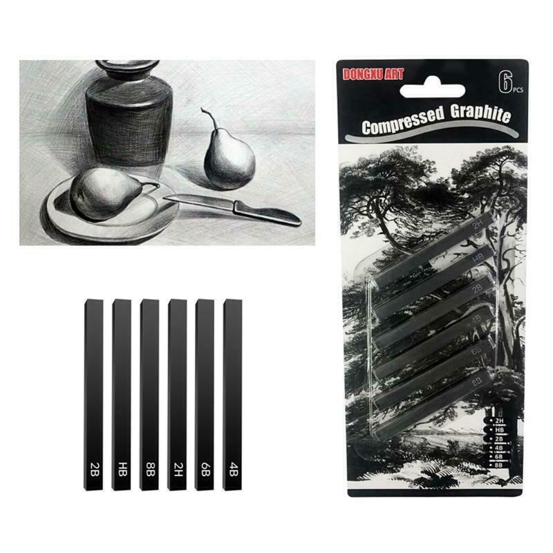 6 Pieces Square Compressed Charcoal Perfect Holiday Gift for Family Members Kids