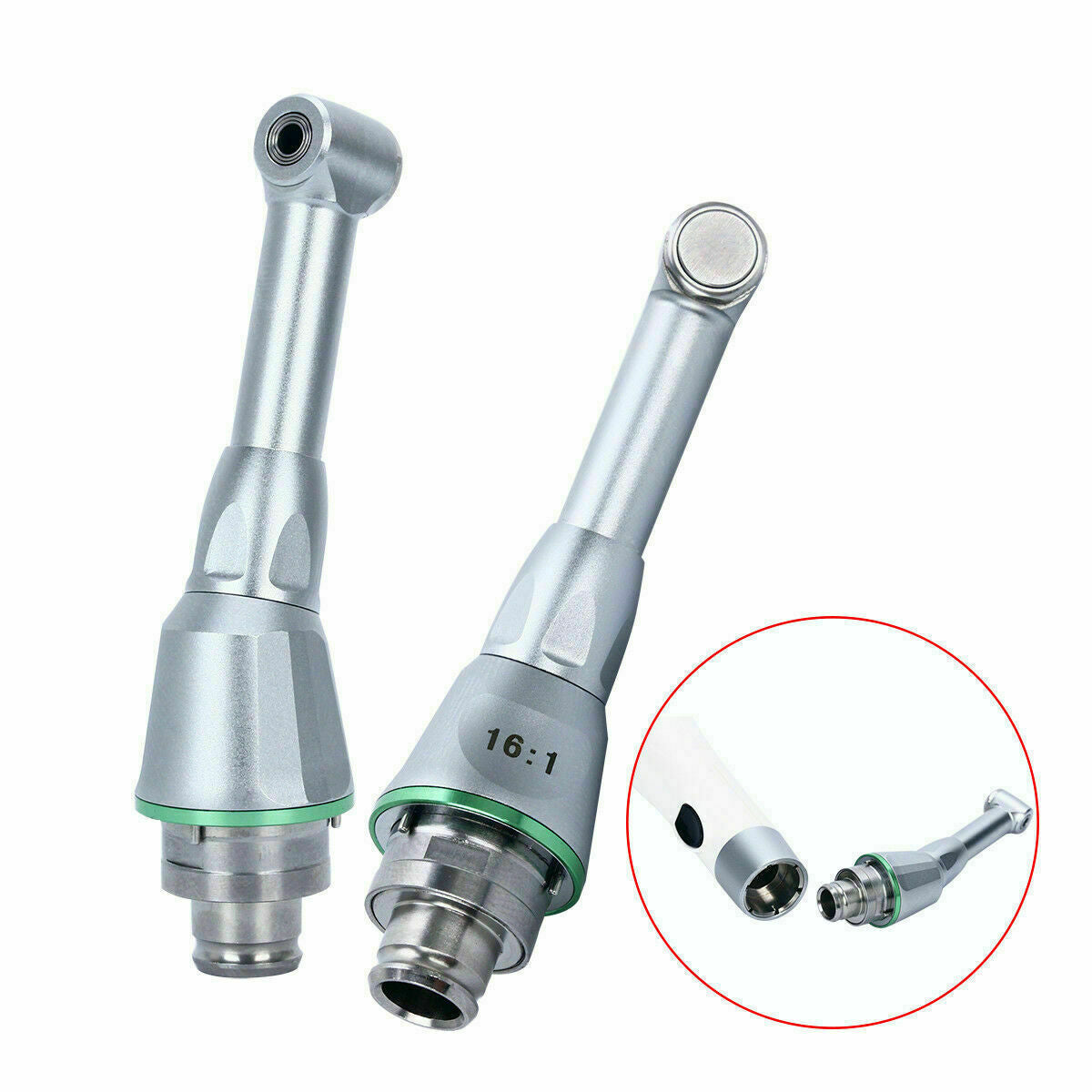 Dental Mini 16:1 Contra Angle LED Endo Motor Root Canal Treatment Wireless