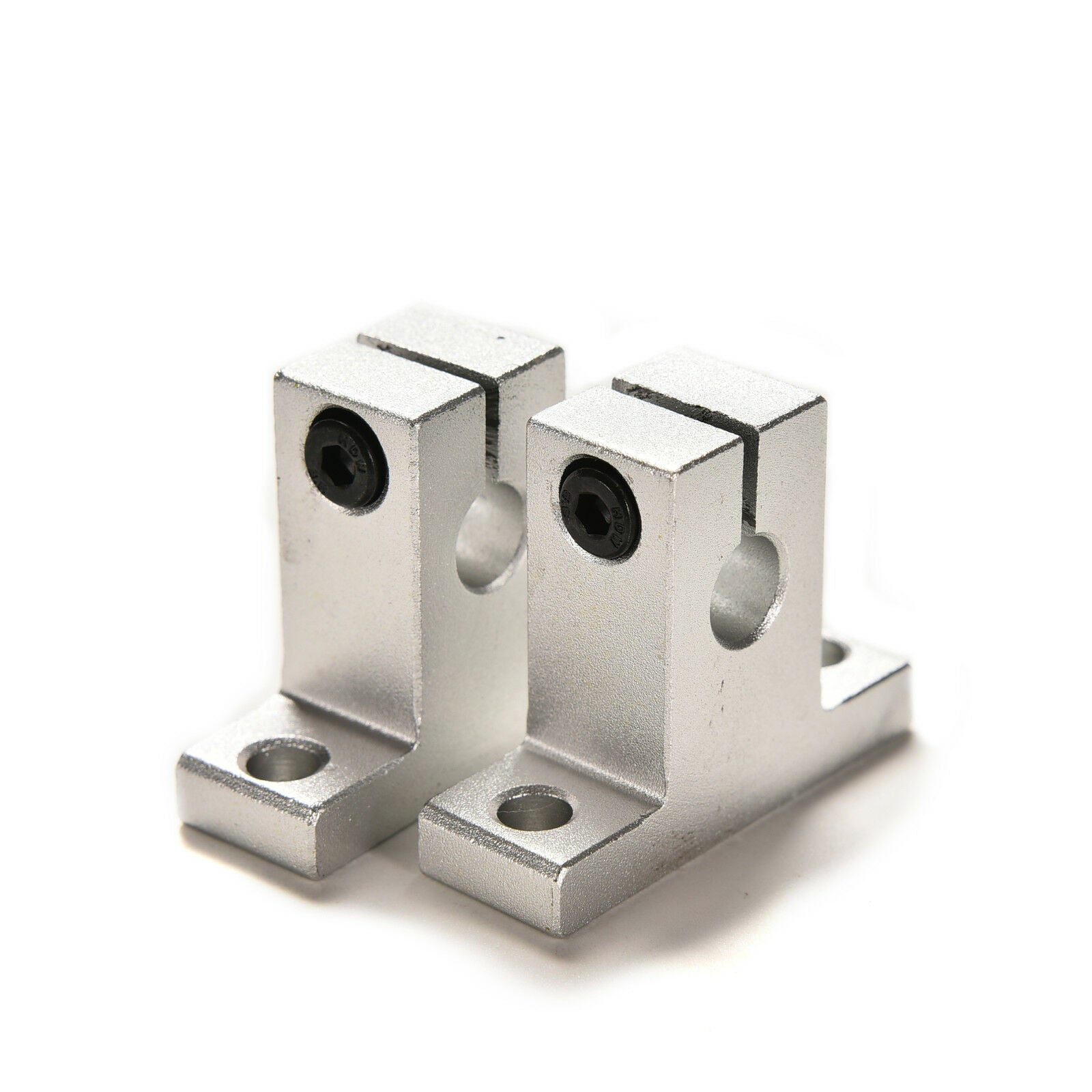 2 Pcs SK8 8mm Bearing CNC Aluminum Linear Rail Shaft Guide Suppor.l8