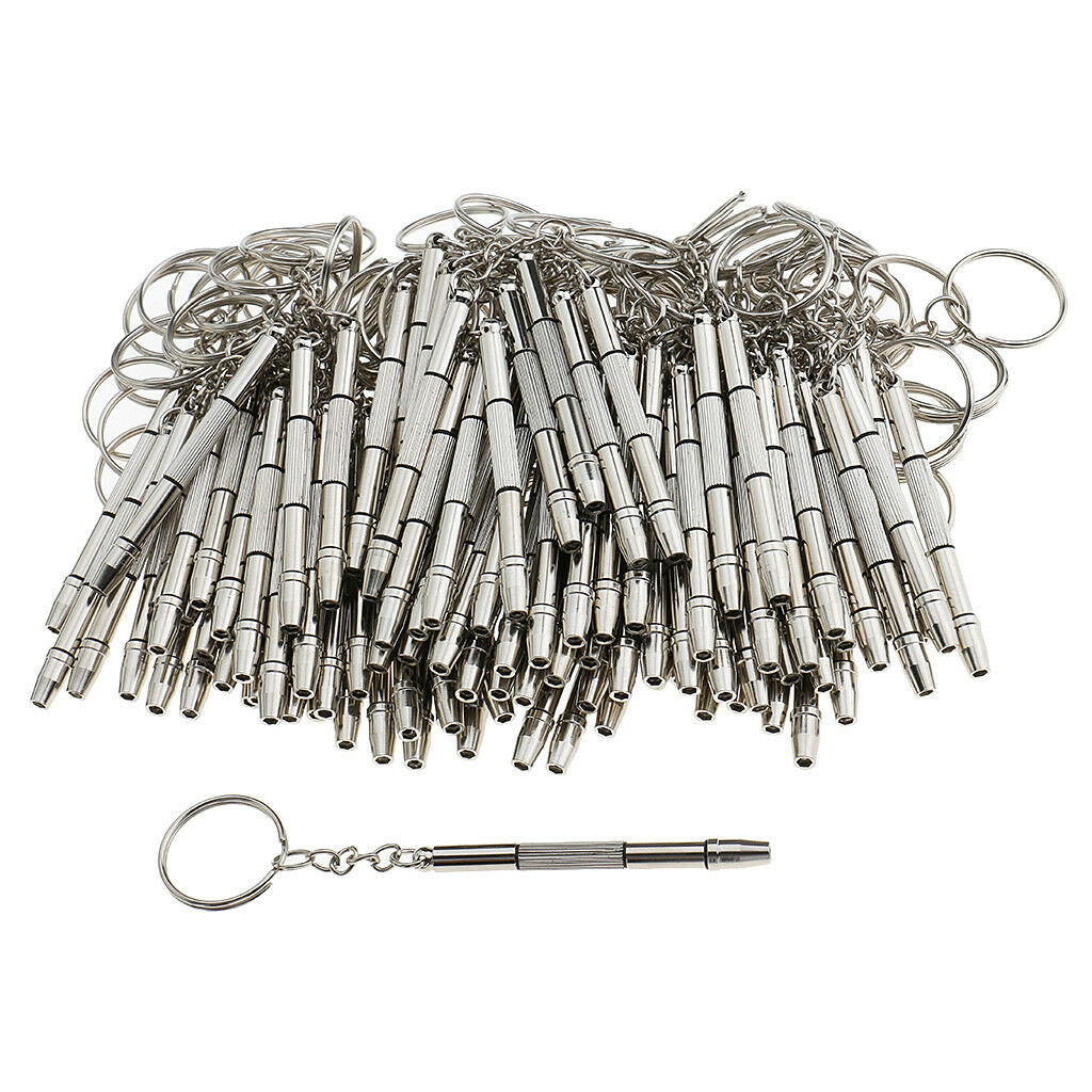 Lot 100 Ptotable 4 in 1 Eyeglass Sunglass Frame Repair Kit Screwdriver Tool