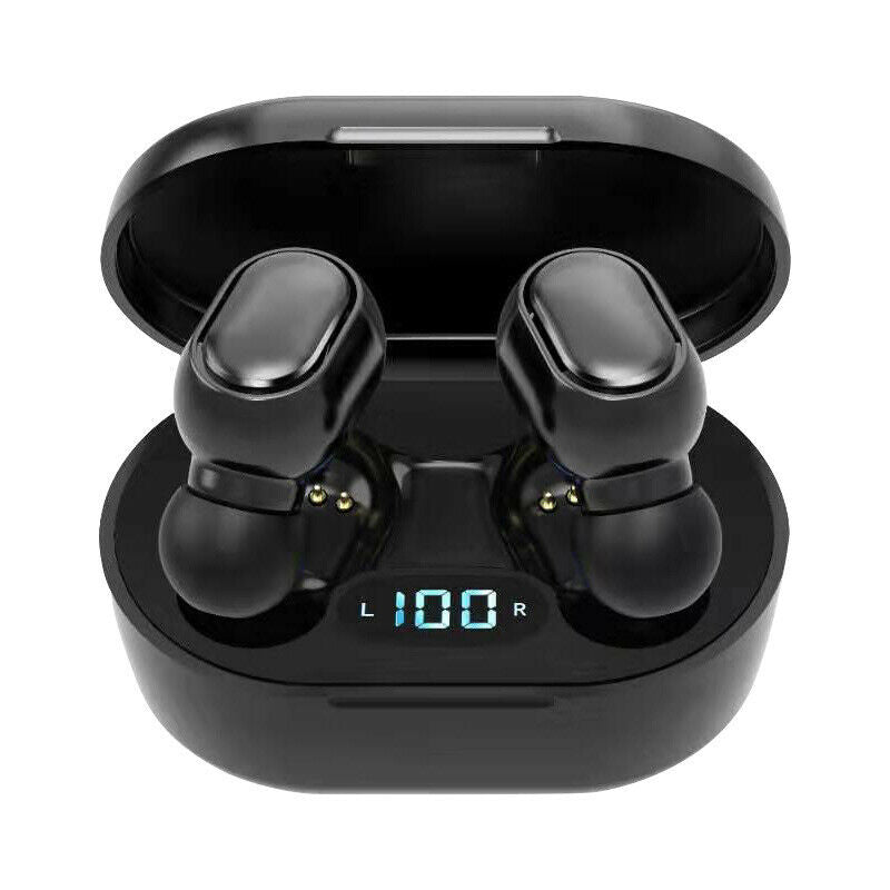 E7S TWS 5.0 Binaural HD Call LED Display Wireless Bluetooth Headset Headphone