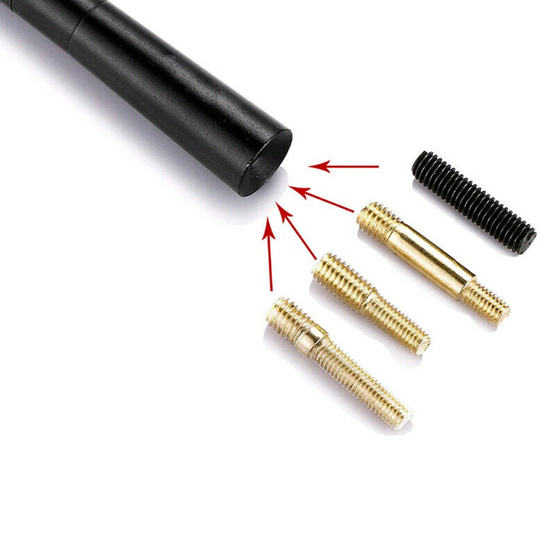 4.7inch Universal Car Antenna Carbon Fiber Radio FM Antena Black Kit And Scre LS