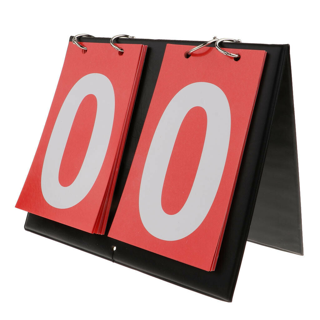 2Pcs 2-Digital Badminton Table Tennis Basketball  Scoreboard Table Style