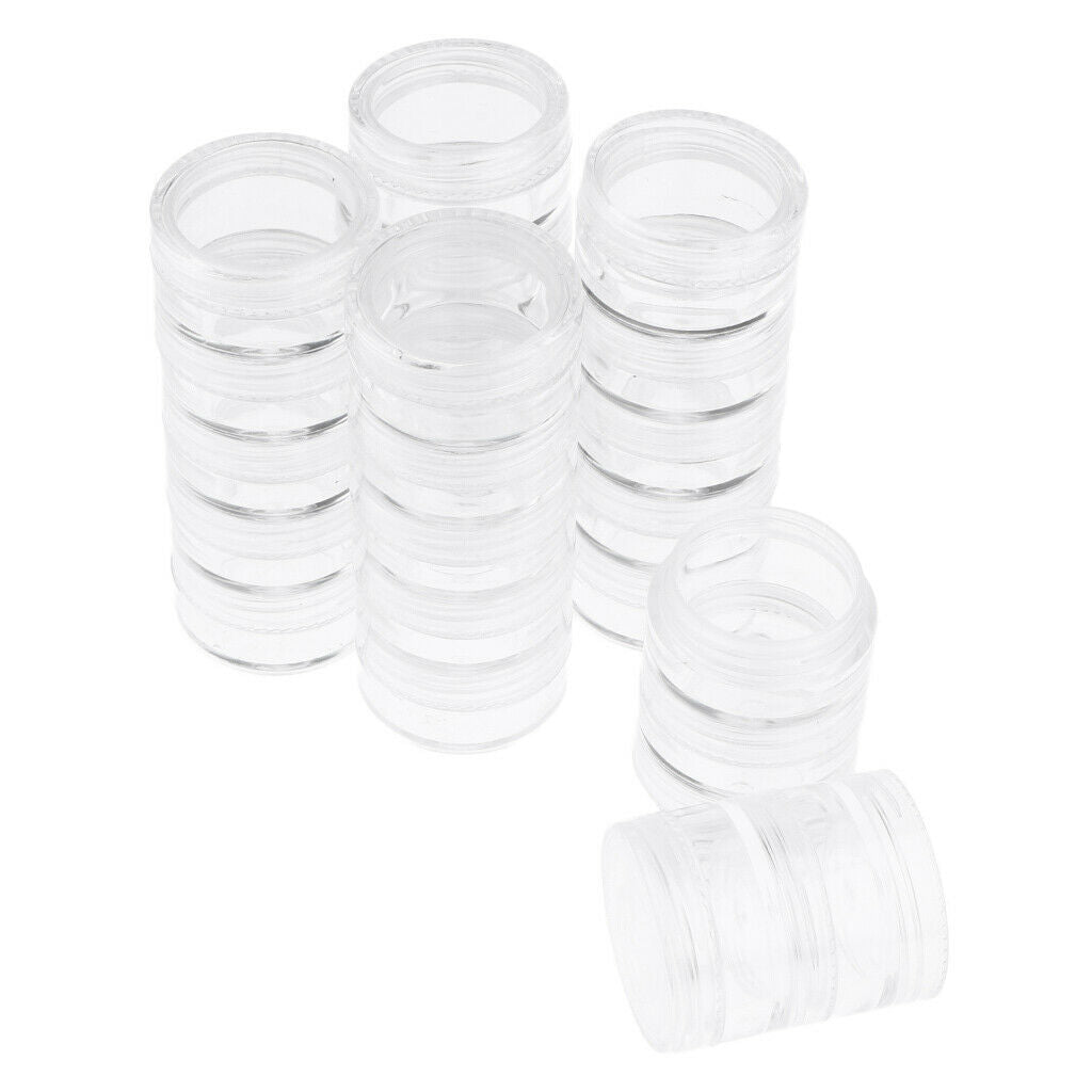 Plastic Storage Container Set Beads Storage Boxes & Transparent Bottles