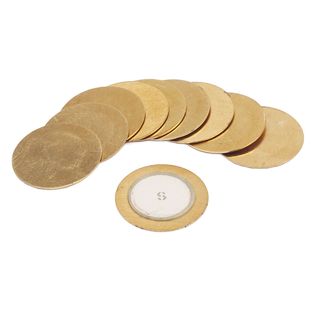 10 Pack 29mm Transducer Elements Buzzer Sounder Sensor   Drum Disc DIY