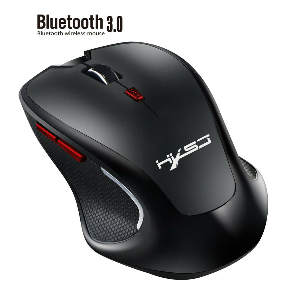 Bluetooth 3.0 Wireless Optical Mouse Mice Adjustable DPI for Tablet PC BP Gaming