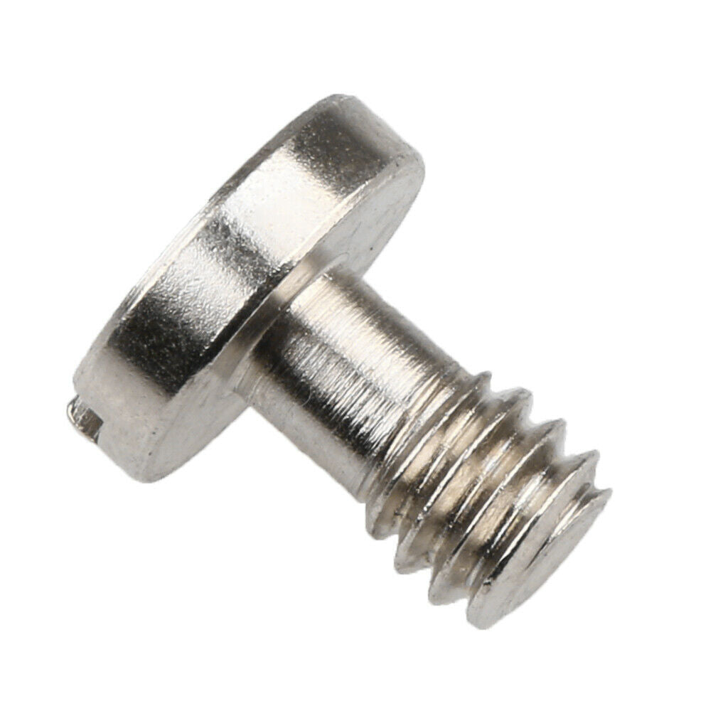1/4" Mounting Screw 10mm Shaft without Ring for Tripod Monopod Telescopes