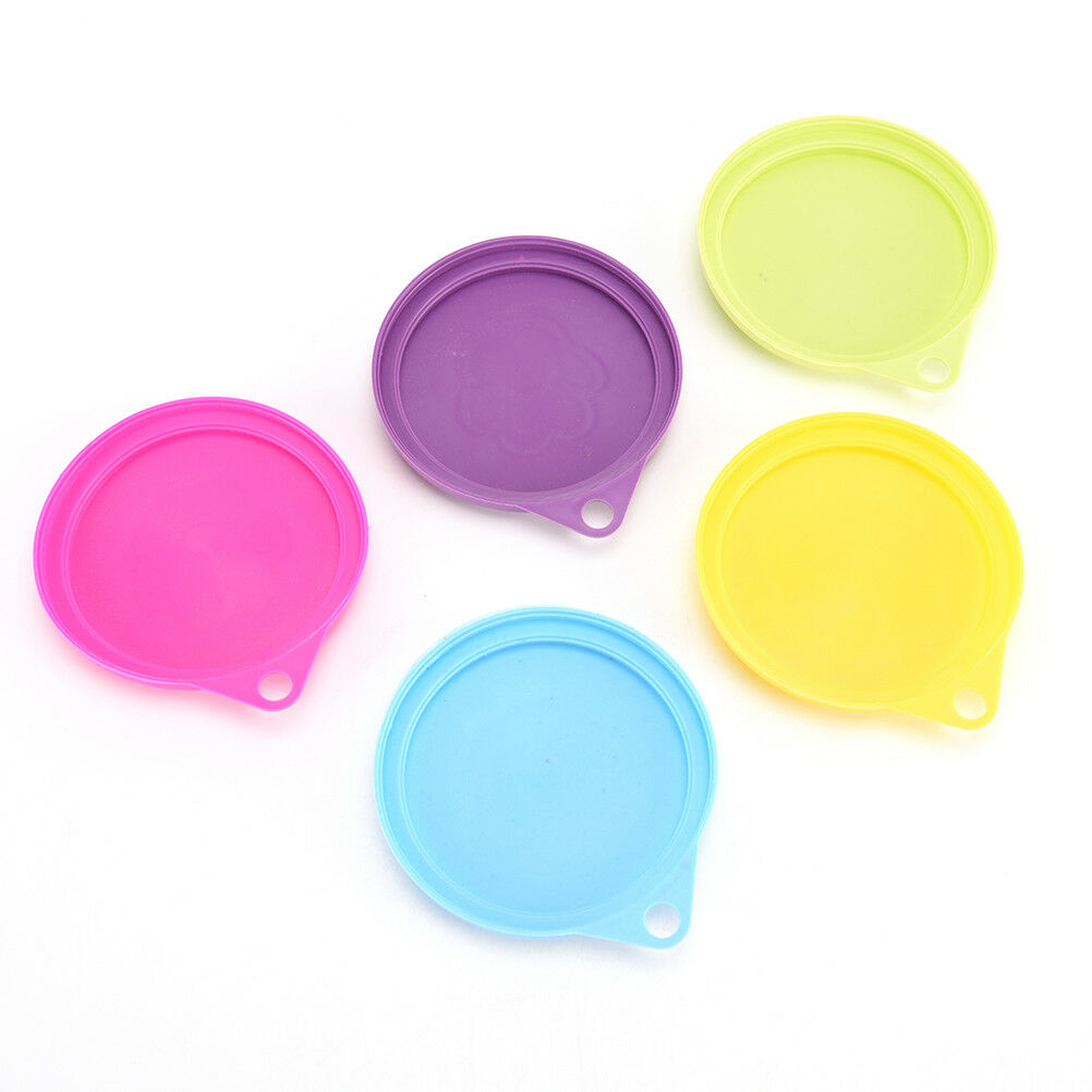 88mm Pet Dog Cat Food Storage Can Tin Cover Lid Top Cap Random Color Reusa.l8