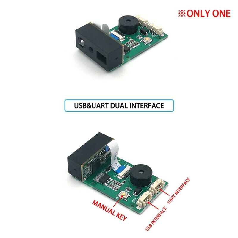 4X(GM67 1D 2D USB UART Bar Code Qr Code Scanner Module Reader for Android L9J7)