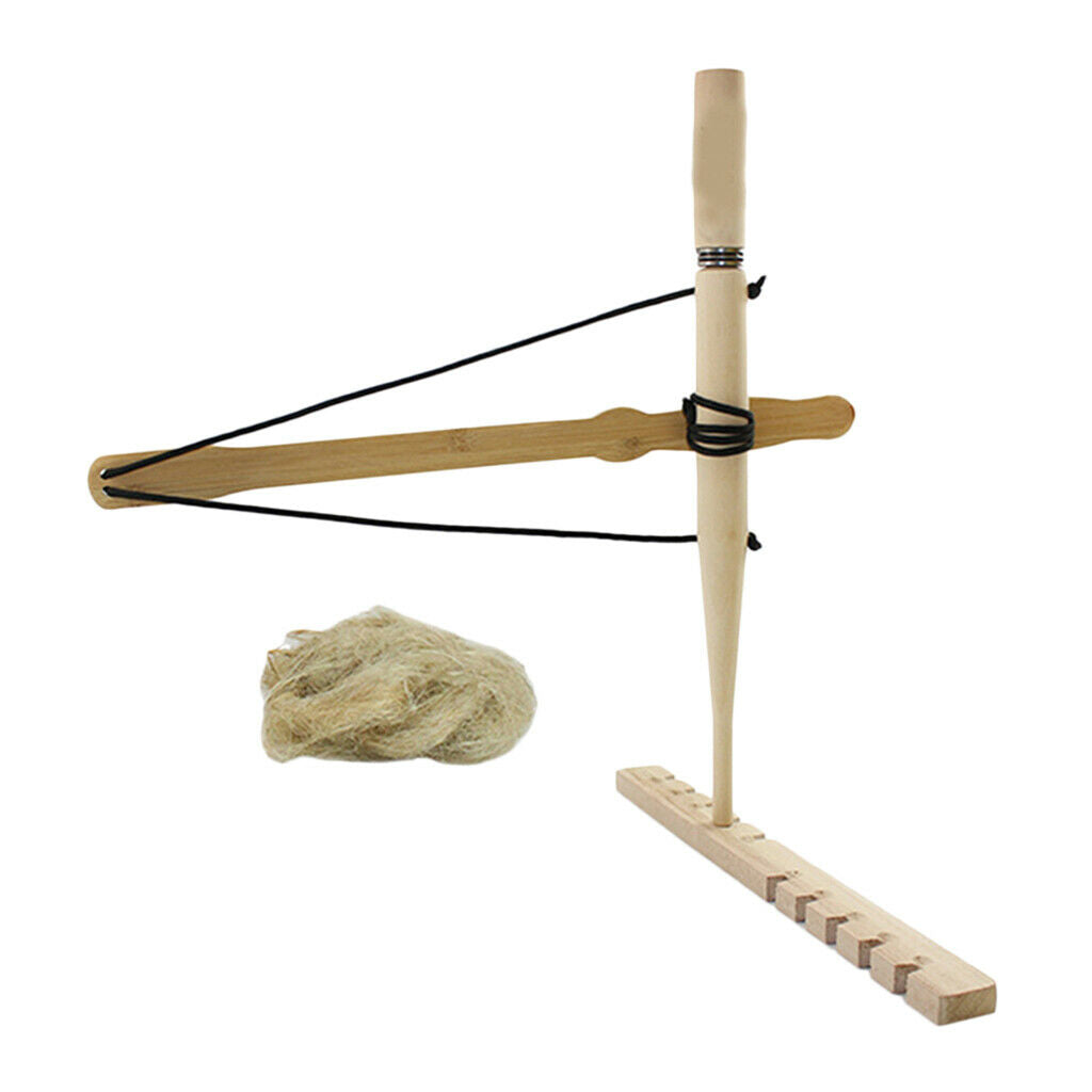 Bow Drill Fire Set Primitive Friction Fire Lighter Outdoor Camping Tool