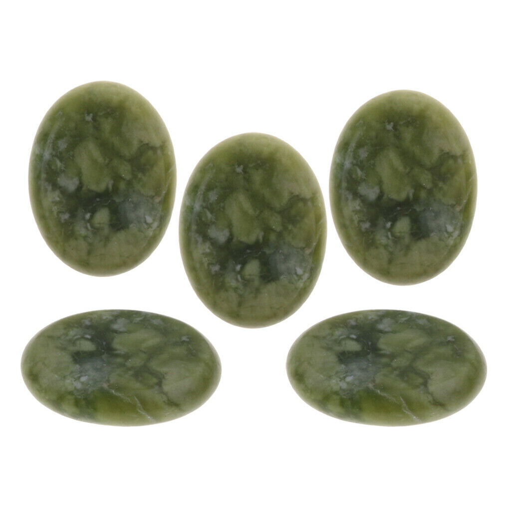 5Pcs Jade Hot Massage Stone Neck Arms Legs Salon Beauty Spa Massage Therapy