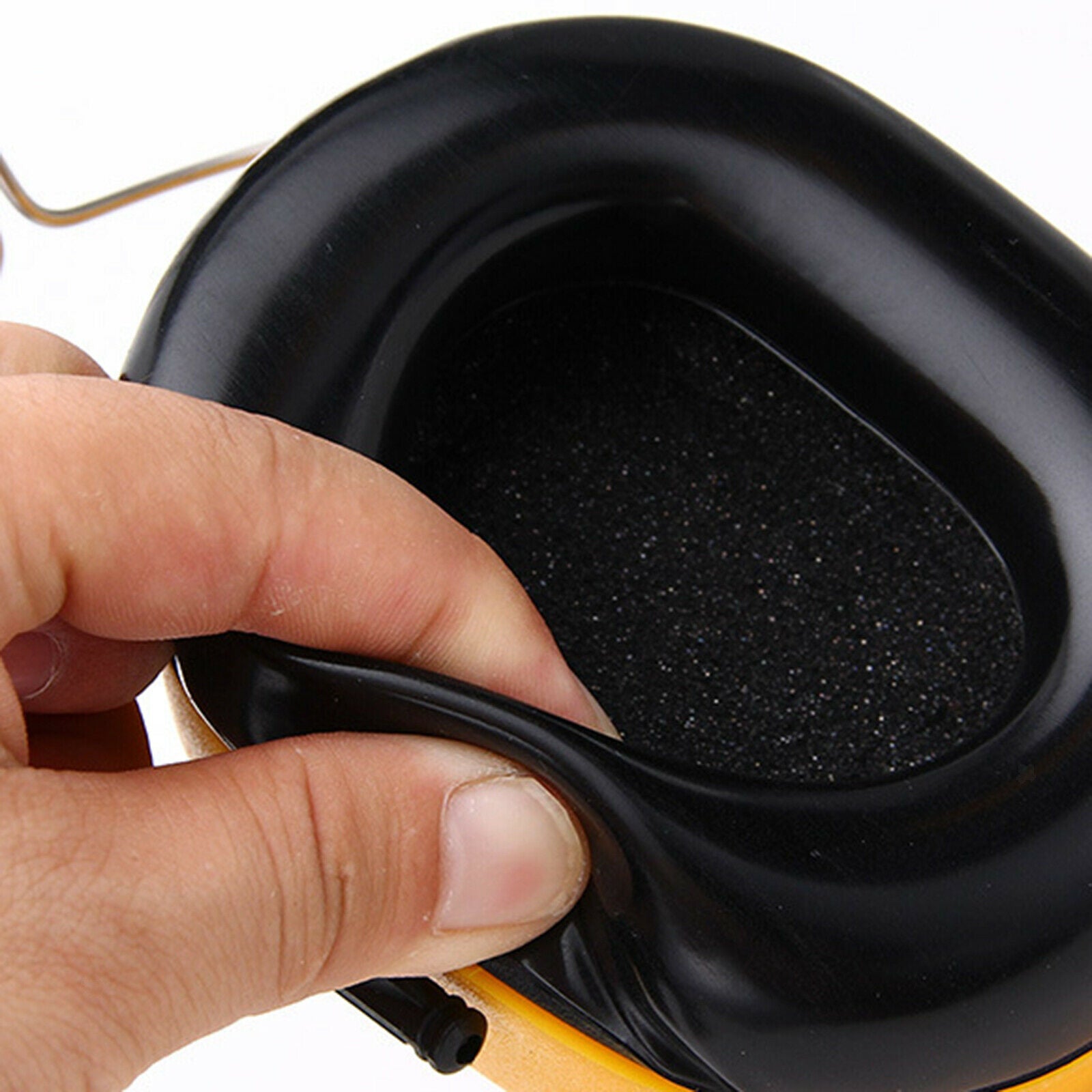 Protective Metal Face Shield Earmuffs Protection for Chainsaw Safety Helmet