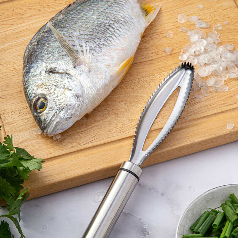Fish Scales Skin Brush Scraping Cleaning Tool Graters Fish Cleaning PeelerBDAU