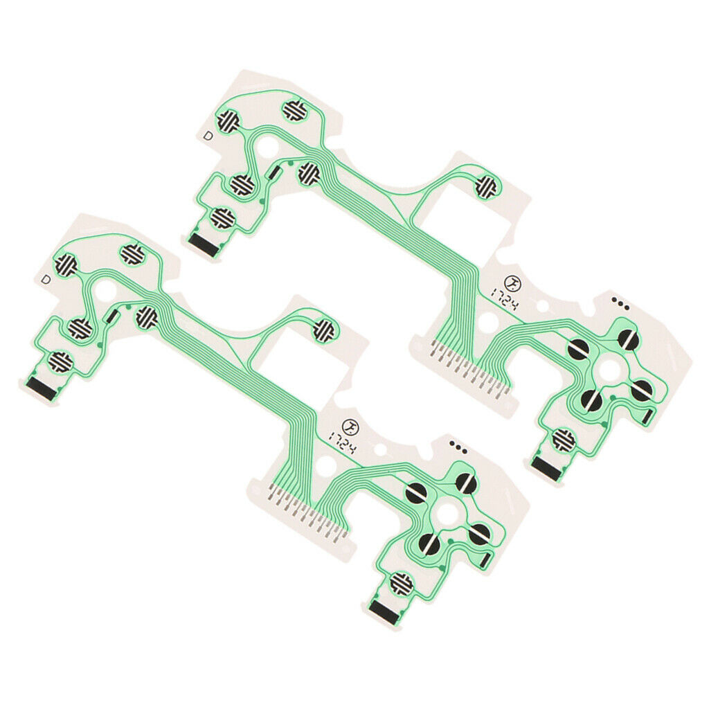 Prettyia 2 x Button Ribbon Circuit Board Film for PS4 Controller Dualshock 4
