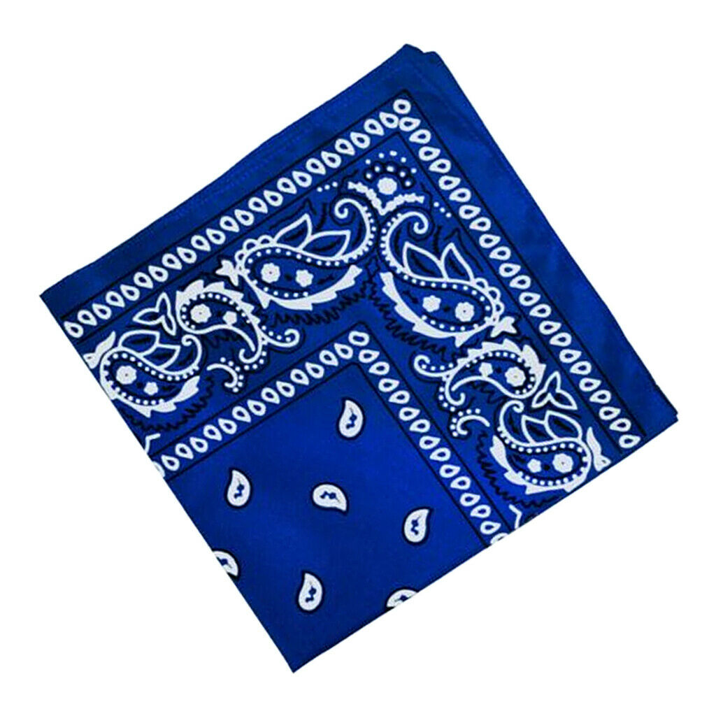 4Pcs Women's 22x22" Square Head Wrap Bandana Handkerchief Soft Multicolor