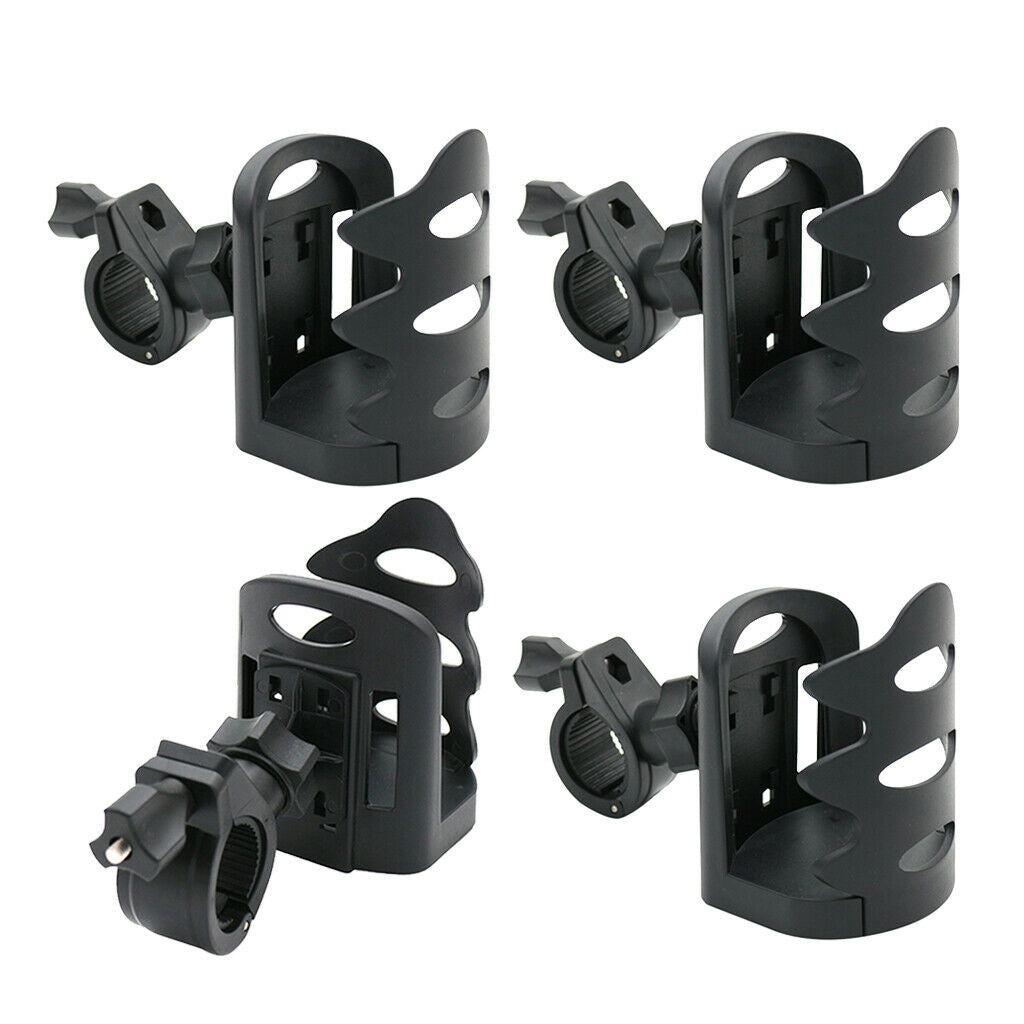 4 Pieces Adjustable Motorcycles Handlebar Can Drink Water Bottle Cup Holder