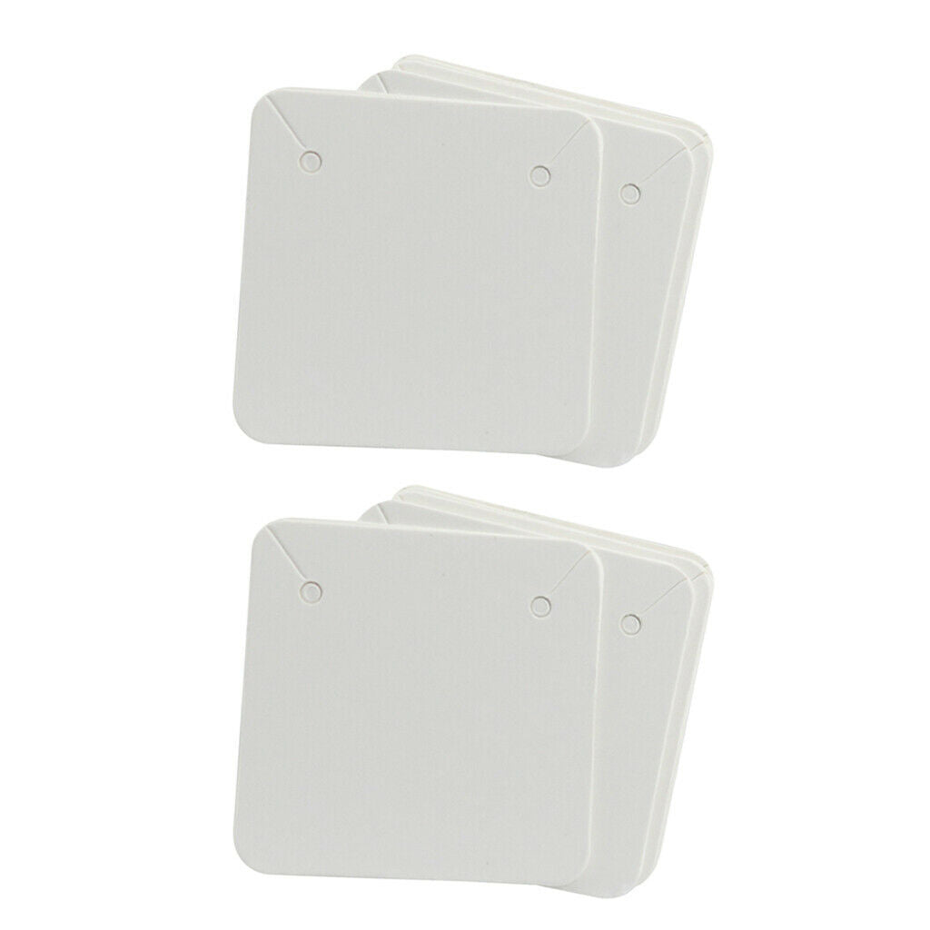 200x Necklace Display Holder Hanging Paper Card Package Decorative Organizer