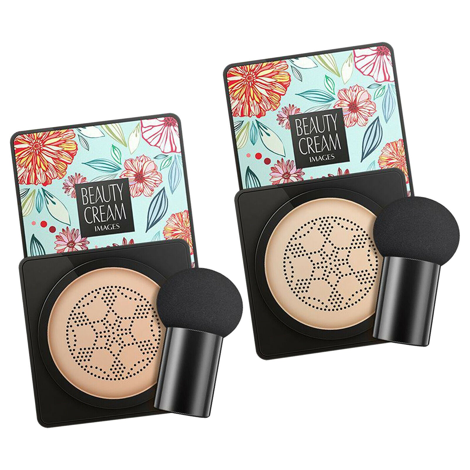 2x Mushroom Head Foundation Long Lasting Matte Concealer Bright Makeup Base