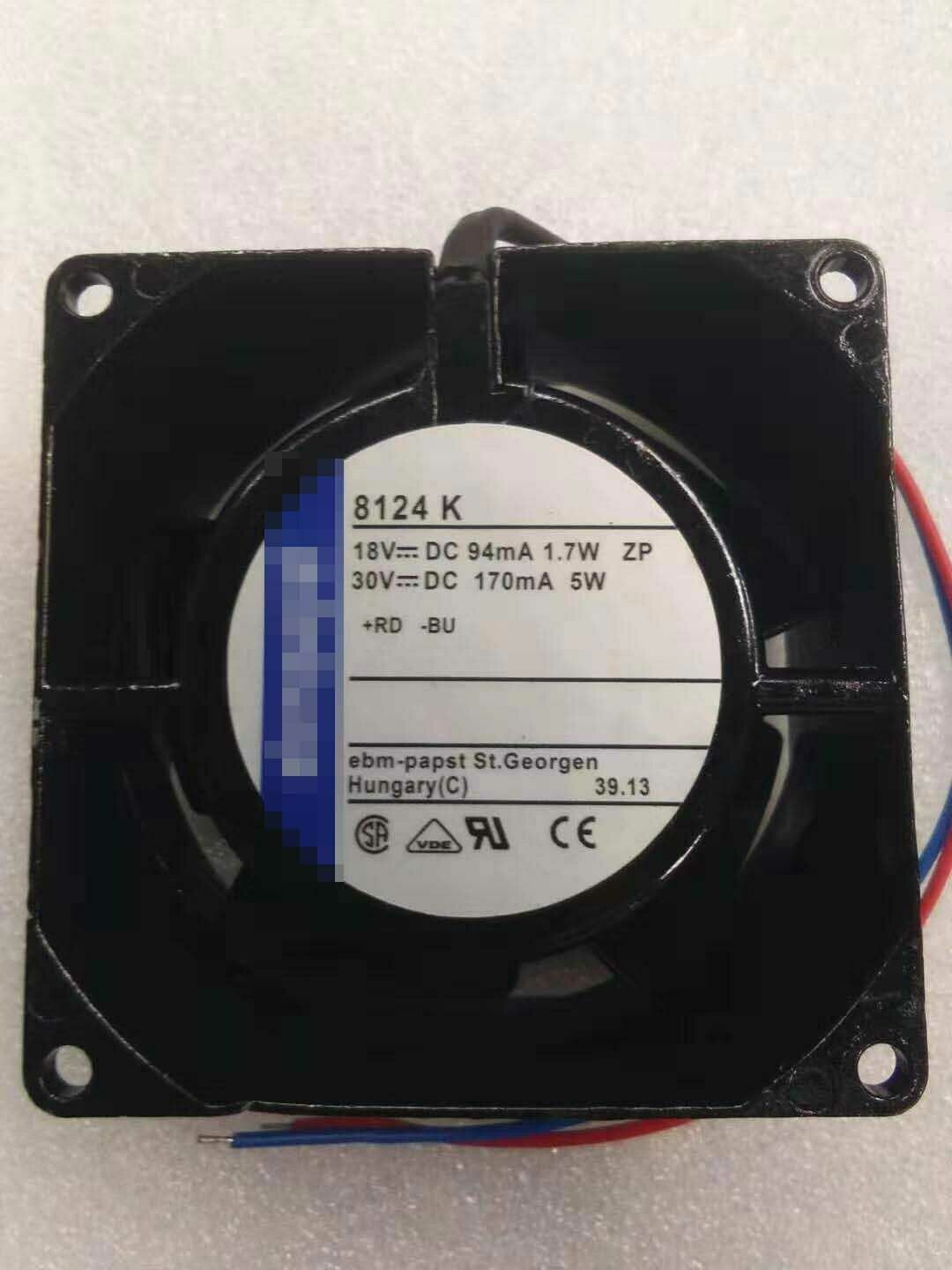 8124K All metal High temperature resistance 8CM 24V 1.7W/5W cooling