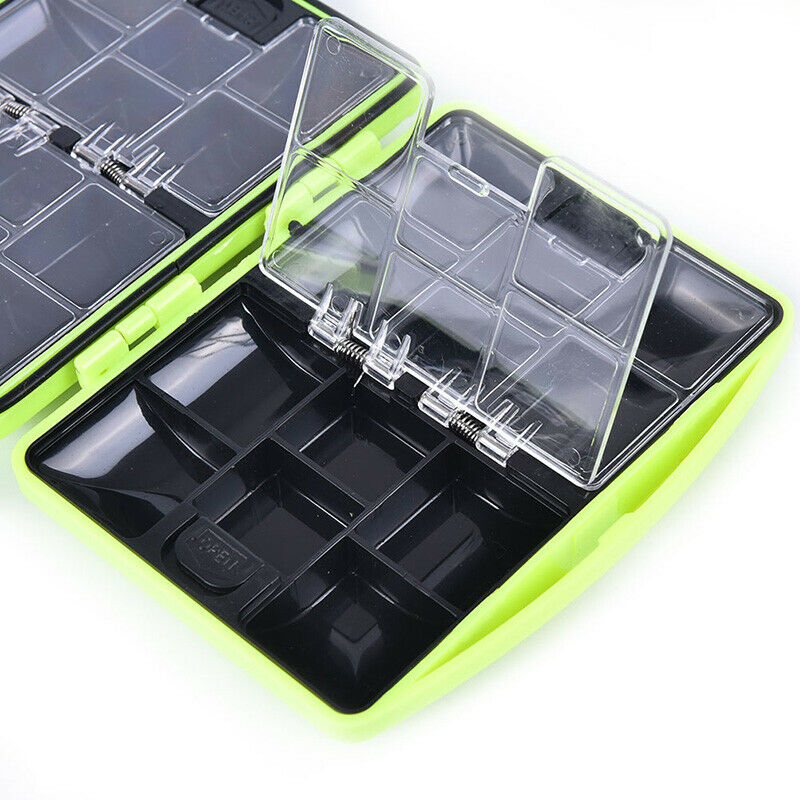 Fishing Tackle Box Waterproof Bait Lure Hooks Storage Boxes Carp Fly FishinS LS