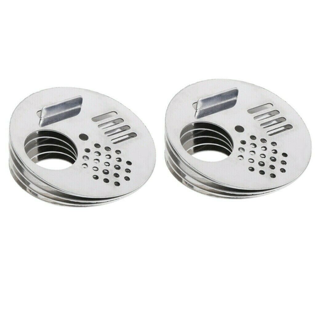 10 Pcs Stainless Steel Hive Entrance Beekeeping Metal Round Honeycomb Nest Gate