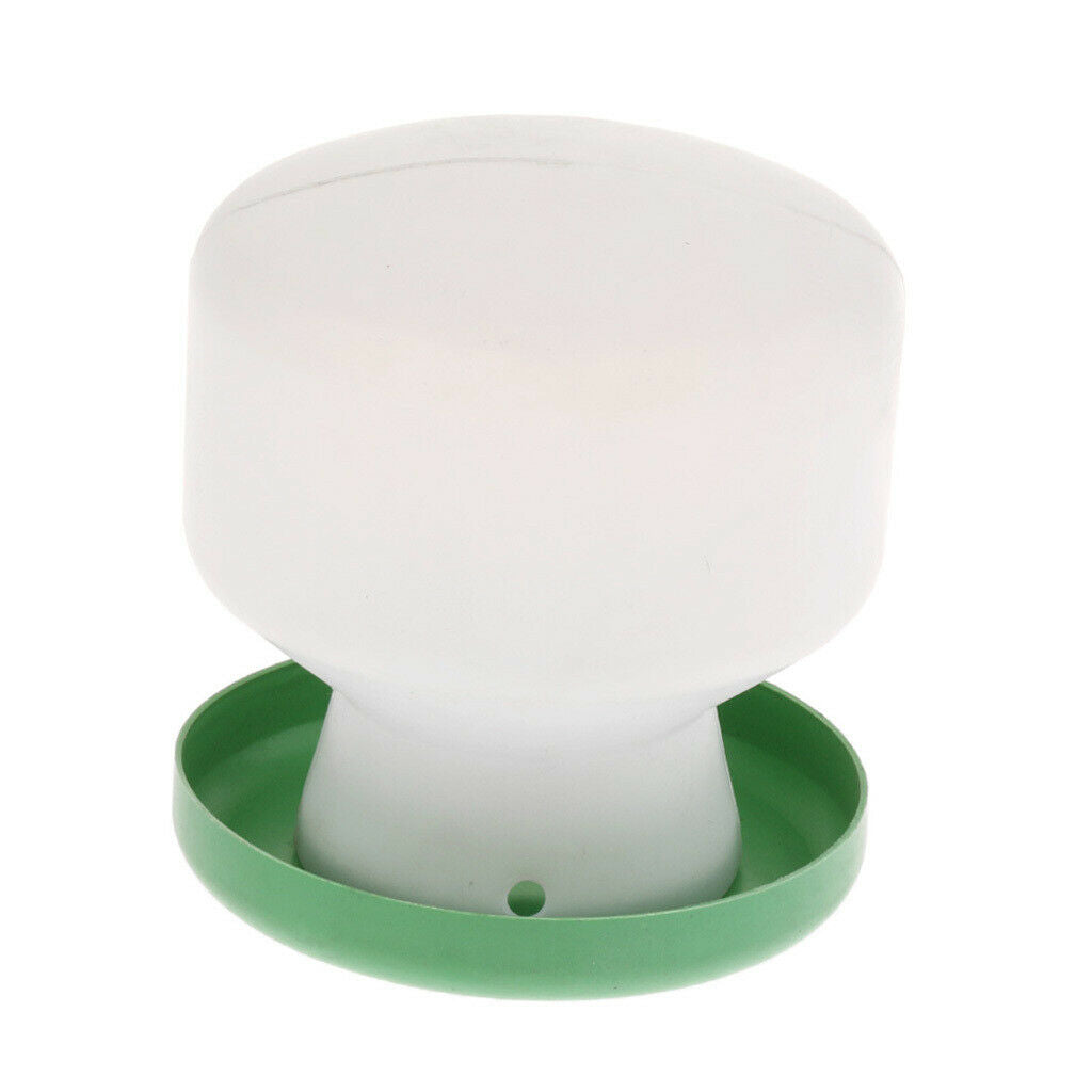 2Pcs Bird Canary Water Drinker Feeder Pigeon Plastic Pot Dispenser Container