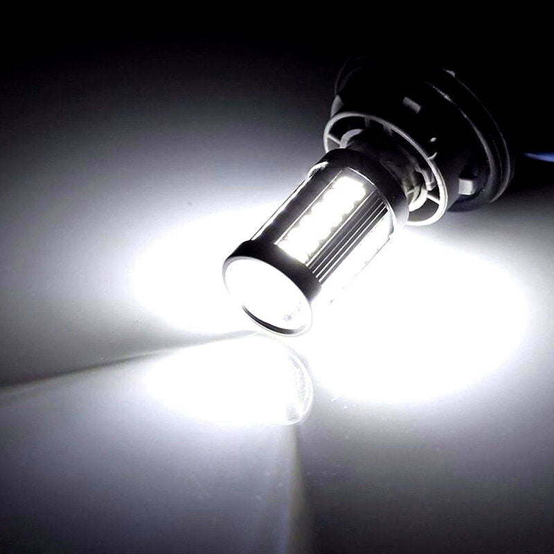 2X LED 12V Car White Bulbs BA15S P21W 1156 Backup Reverse Light 33-SMD 5630 5730