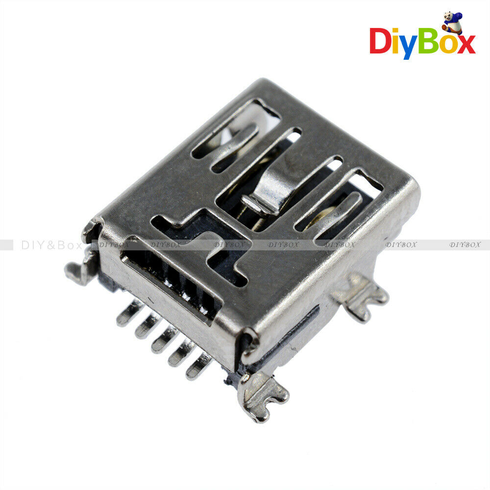 20PCS 5 Pin Mini USB SMD Female Mini B Socket Connector Plug