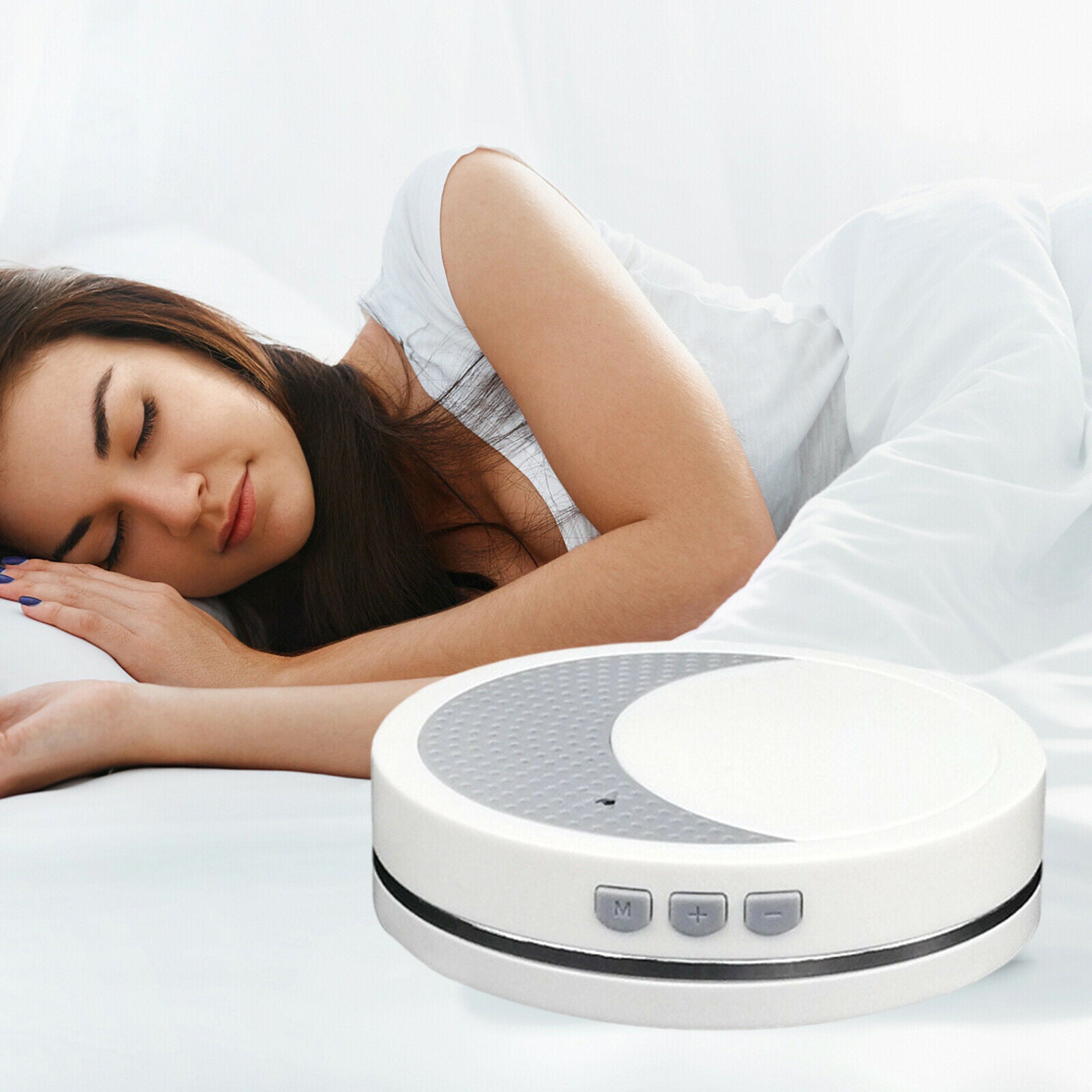 Sleep Therapy White Noise Sound Machine 2 Relaxing Sounds for Travel Home