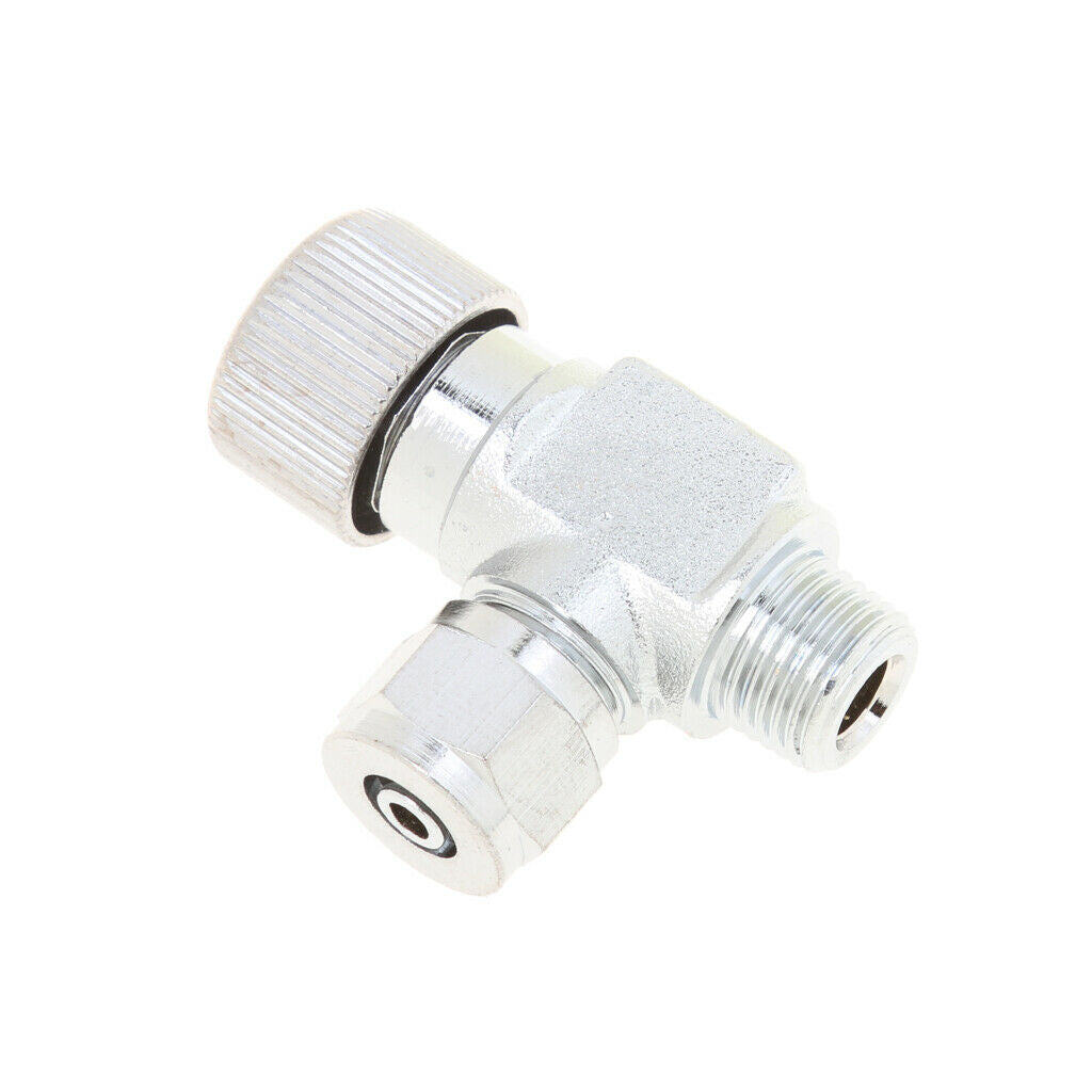 One Way Aluminum Precise CO2 Needle Valve Regulator for Aquarium Plant Tank