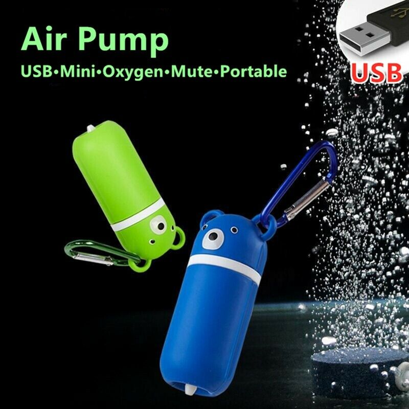 Portable USB Mini Oxygen Air Pump Mute Energy Save Supplie Powerful Outdoor O6X8